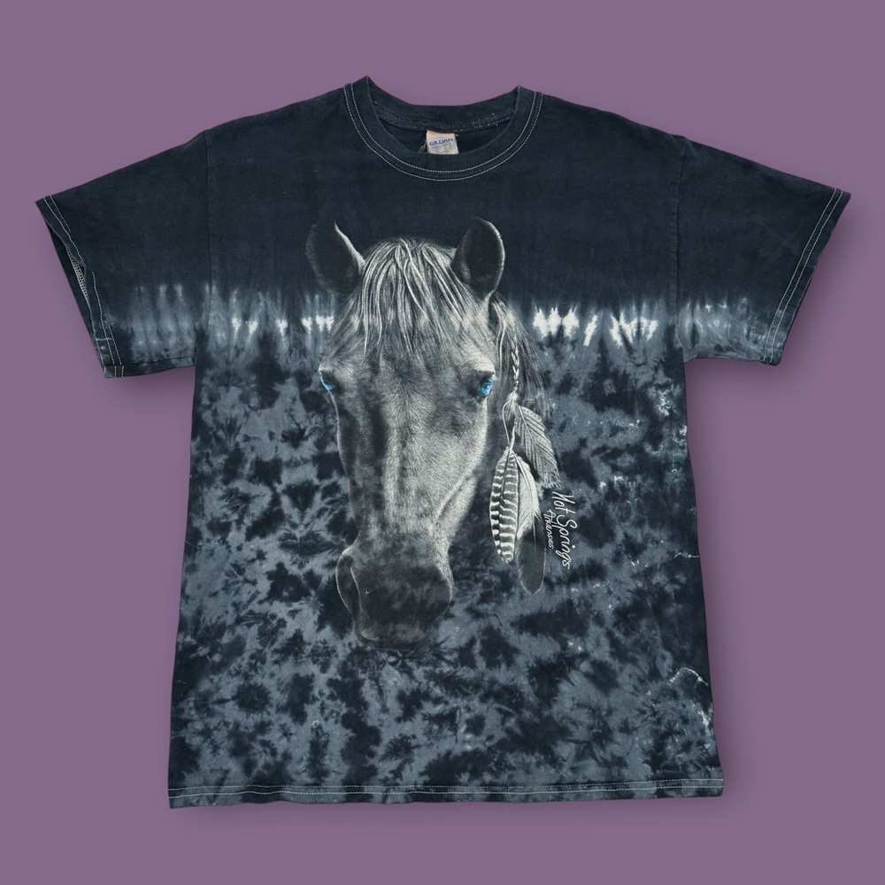 Vintage Tie Dye Horse Graphic Tee